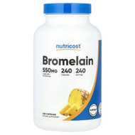 <img alt="Nutricost, Bromelain, 550 mg, 240 Capsules" title="Nutricost, Bromelain, 550 mg, 240 Capsules,810139571483"