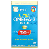 <img alt="Qunol, Ultra Omega-3 Fish Oil, Lemon, 180 Mini Softgels (500 mg per Softgel)" title="Qunol, Ultra Omega-3 Fish Oil, Lemon, 180 Mini Softgels (500 mg per Softgel),898440001455"
