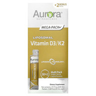 <img alt="Aurora Nutrascience, Liposomal Vitamin D3-K2, 32 Packets, 0.68 fl oz (20 ml) Each" title="Aurora Nutrascience, Liposomal Vitamin D3-K2, 32 Packets, 0.68 fl oz (20 ml) Each,990313200245"