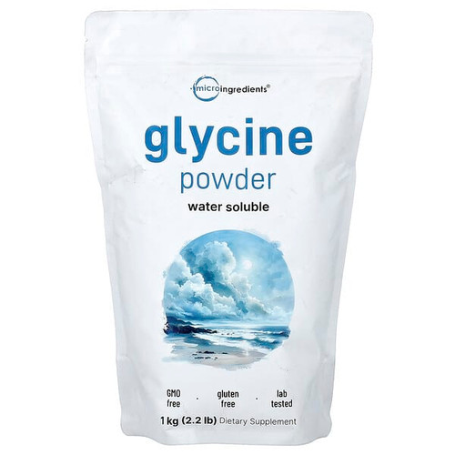 <img alt="Micro Ingredients, Glycine Powder, 2.2 lbs (1 kg)" title="Micro Ingredients, Glycine Powder, 2.2 lbs (1 kg),850077801198"