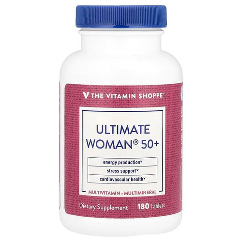 <img alt="The Vitamin Shoppe, Ultimate Woman 50+, Multivitamin & Multimineral, 180 Tablets" title="The Vitamin Shoppe, Ultimate Woman 50+, Multivitamin & Multimineral, 180 Tablets,766536027392"
