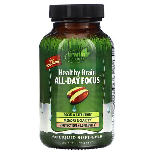 <img alt="Irwin Naturals, Healthy Brain, All-Day Focus, 60 Liquid Soft-Gels" title="Irwin Naturals, Healthy Brain, All-Day Focus, 60 Liquid Soft-Gels,840081408223"