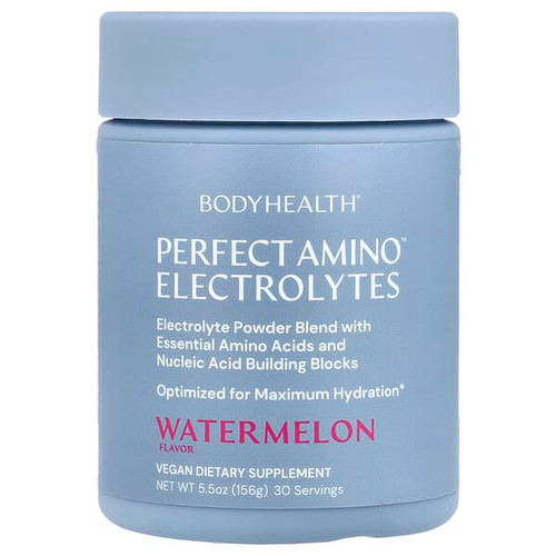 <img alt="BodyHealth, Perfect Amino Electrolytes, Watermelon , 5.5 oz (156 g)" title="BodyHealth, Perfect Amino Electrolytes, Watermelon , 5.5 oz (156 g),850055756434"