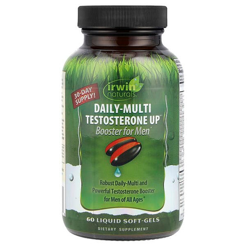 <img alt="Irwin Naturals, Daily-Multi Testosterone Up  Booster For Men, 60 Liquid Soft-Gels" title="Irwin Naturals, Daily-Multi Testosterone Up  Booster For Men, 60 Liquid Soft-Gels,840081404669"