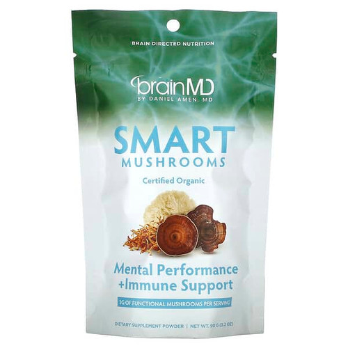 <img alt="BrainMD, Smart Mushrooms, 3.2 oz (90 g)" title="BrainMD, Smart Mushrooms, 3.2 oz (90 g),857568003406"