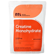 <img alt="Micro Ingredients, Creatine Monohydrate Powder, Unflavored, 2.2 lb (1 kg)" title="Micro Ingredients, Creatine Monohydrate Powder, Unflavored, 2.2 lb (1 kg),850056167918"