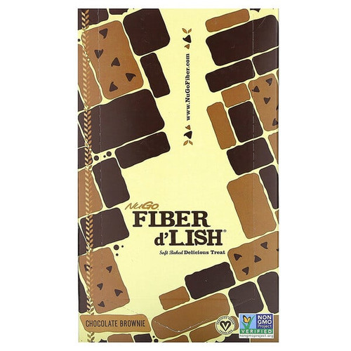 <img alt="NuGo Nutrition, Fiber dLish, Chocolate Brownie, 16 Bars, 1.6 oz (45 g) Each" title="NuGo Nutrition, Fiber dLish, Chocolate Brownie, 16 Bars, 1.6 oz (45 g) Each,187471000170"