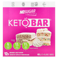 <img alt="No Sugar Company, Keto Bar, Birthday Cake, 12 Bars, 40 g Each" title="No Sugar Company, Keto Bar, Birthday Cake, 12 Bars, 40 g Each,687910000353"