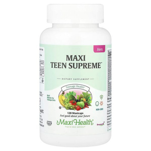 <img alt="Maxi Health, Maxi Teen Supreme, Hers, 120 Maxicaps" title="Maxi Health, Maxi Teen Supreme, Hers, 120 Maxicaps,753406204120"