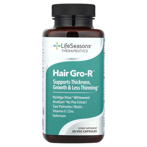 <img alt="LifeSeasons, Therapeutics, Hair Gro-R, 60 Veg Capsules" title="LifeSeasons, Therapeutics, Hair Gro-R, 60 Veg Capsules,810034442116"