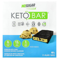 <img alt="No Sugar Company, Keto Bars, Chocolate Chip Cookie Dough, 12 Bars, 40 g Each" title="No Sugar Company, Keto Bars, Chocolate Chip Cookie Dough, 12 Bars, 40 g Each,628451125730"