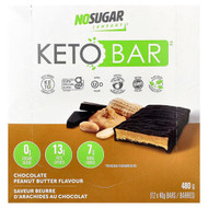 <img alt="No Sugar Company, Keto Bar, Chocolate Peanut Butter, 12 Bars, 40 g Each" title="No Sugar Company, Keto Bar, Chocolate Peanut Butter, 12 Bars, 40 g Each,628451125280"