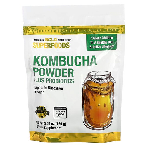 <img alt="California Gold Nutrition, Superfoods, Kombucha Powder with Kombucha, Brewed Apple Cider Vinegar and Soluble Tapioca Fiber Plus Probiotics, 5.64 oz (160 g)" title="California Gold Nutrition, Superfoods, Kombucha Powder with Kombucha, Brewed Apple Cider Vinegar and Soluble Tapioca Fiber Plus Probiotics, 5.64 oz (160 g),898220021642"
