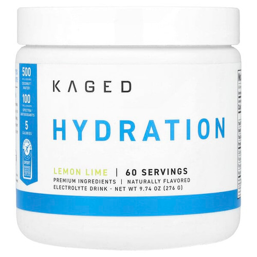 <img alt="Kaged, Hydration, Lemon Lime, 9.74 oz (276 g)" title="Kaged, Hydration, Lemon Lime, 9.74 oz (276 g),850045966553"