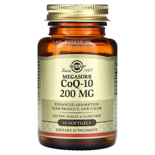 <img alt="Solgar, Megasorb CoQ-10, 200 mg, 60 Softgels" title="Solgar, Megasorb CoQ-10, 200 mg, 60 Softgels,033984009684"