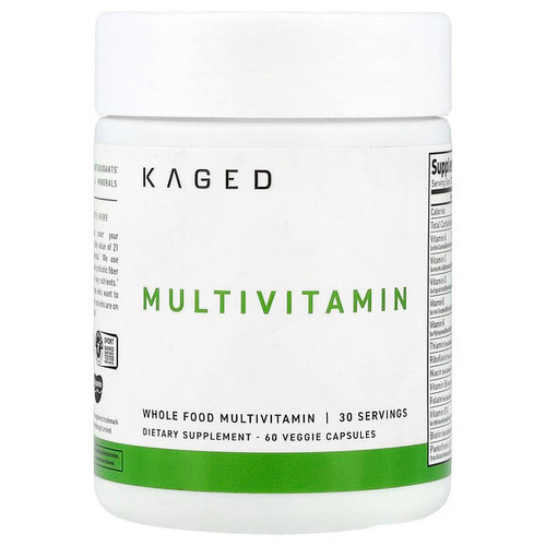 <img alt="Kaged, Multivitamin, 60 Veggie Capsules" title="Kaged, Multivitamin, 60 Veggie Capsules,852253007820"
