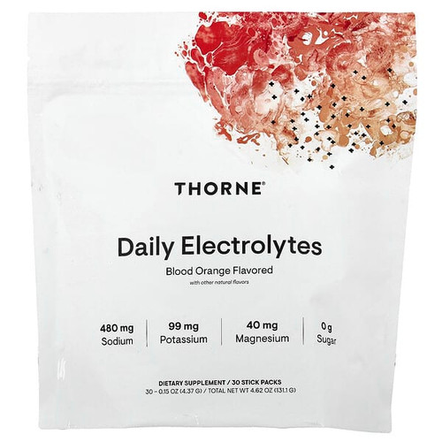 <img alt="Thorne, Daily Electrolytes, Blood Orange, 30 Stick Packs, 0.15 oz (4.37 g) Each" title="Thorne, Daily Electrolytes, Blood Orange, 30 Stick Packs, 0.15 oz (4.37 g) Each,693749015277"
