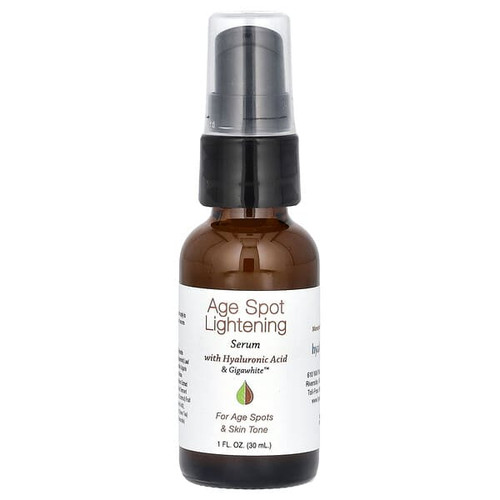 <img alt="Hyalogic, Age Spot Lightening Face Serum with Hyaluronic Acid & Gigawhite, Fragrance Free, 1 fl oz (30 ml)" title="Hyalogic, Age Spot Lightening Face Serum with Hyaluronic Acid & Gigawhite, Fragrance Free, 1 fl oz (30 ml),858259000384"