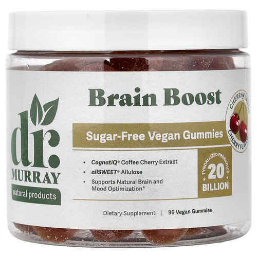 <img alt="Dr. Murrays, Brain Boost Gummies, Cherry, 90 Vegan Gummies" title="Dr. Murrays, Brain Boost Gummies, Cherry, 90 Vegan Gummies,850010353487"