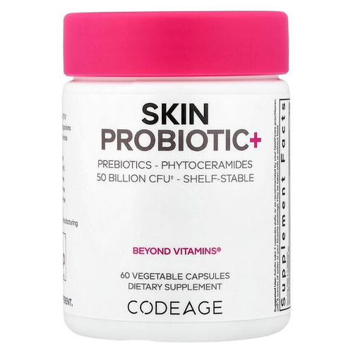 <img alt="Codeage, Skin Probiotic+, 60 Vegetable Capsules" title="Codeage, Skin Probiotic+, 60 Vegetable Capsules,853919008403"