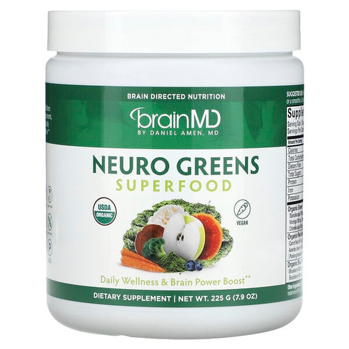 <img alt="BrainMD, Neuro Greens Superfood, 7.9 oz (225 g)" title="BrainMD, Neuro Greens Superfood, 7.9 oz (225 g),857568003390"