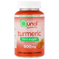<img alt="Qunol, Turmeric Gummies, Tangerine, Zero Sugar, 90 Gummies (250 mg per Gummy)" title="Qunol, Turmeric Gummies, Tangerine, Zero Sugar, 90 Gummies (250 mg per Gummy),850052593193"