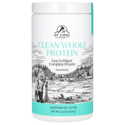 <img alt="Mt. Capra, Clean Whole Protein, Unsweetened, 14.1 oz (400 g)" title="Mt. Capra, Clean Whole Protein, Unsweetened, 14.1 oz (400 g),633924720329"