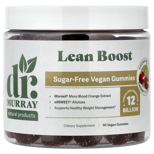 <img alt="Dr. Murrays, Lean Boost Gummies, Cherry, 90 Vegan Gummies" title="Dr. Murrays, Lean Boost Gummies, Cherry, 90 Vegan Gummies,850010353517"
