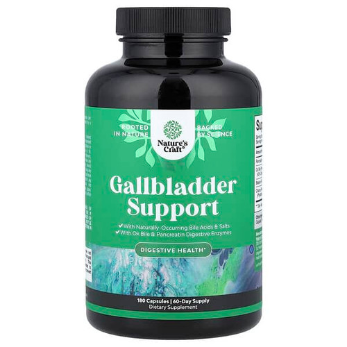 <img alt="Natures Craft, Gallbladder Support, 180 Capsules" title="Natures Craft, Gallbladder Support, 180 Capsules,850057882209"