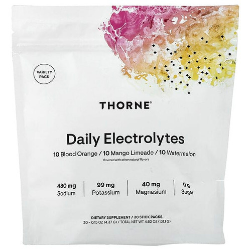 <img alt="Thorne, Daily Electrolytes, Variety Pack, 30 Stick Packs, 0.15 oz (4.37 g) Each" title="Thorne, Daily Electrolytes, Variety Pack, 30 Stick Packs, 0.15 oz (4.37 g) Each,693749015314"