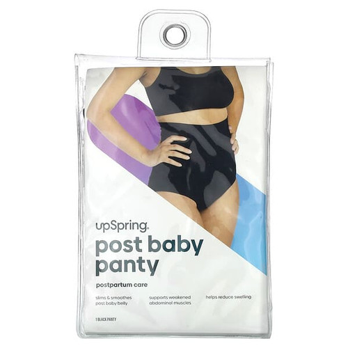 <img alt="UpSpring, Post Baby Panty, Large-X-Large, Black, 1 Panty" title="UpSpring, Post Baby Panty, Large-X-Large, Black, 1 Panty,896785002281"