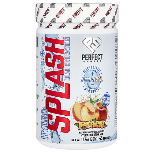 <img alt="PERFECT Sports, Hydro Splash, Dual Hydration, Peach, 11.7 oz (331 g)" title="PERFECT Sports, Hydro Splash, Dual Hydration, Peach, 11.7 oz (331 g),699097756336"
