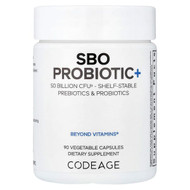 <img alt="Codeage, SBO Probiotic+, 50 Billion CFU, 90 Vegetable Capsules" title="Codeage, SBO Probiotic+, 50 Billion CFU, 90 Vegetable Capsules,853919008205"