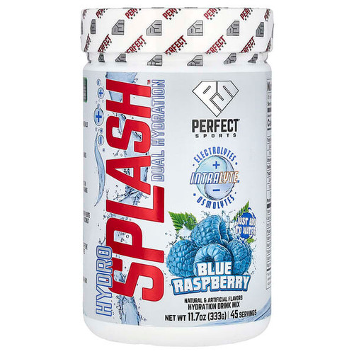 <img alt="PERFECT Sports, Hydro Splash, Dual Hydration, Blue Raspberry, 11.7 oz (333 g)" title="PERFECT Sports, Hydro Splash, Dual Hydration, Blue Raspberry, 11.7 oz (333 g),699097756350"