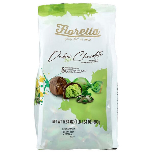 <img alt="Fiorella, Dubai Chocolate Truffles, 17.64 oz (500 g)" title="Fiorella, Dubai Chocolate Truffles, 17.64 oz (500 g),024354306748"