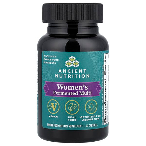 <img alt="Ancient Nutrition, Womens Fermented Multi, 60 Capsules" title="Ancient Nutrition, Womens Fermented Multi, 60 Capsules,816401025449"
