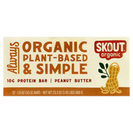 <img alt="Skout Organic, Protein Bar, Peanut Butter, 12 Bars, 1.9 oz (55 g) Each" title="Skout Organic, Protein Bar, Peanut Butter, 12 Bars, 1.9 oz (55 g) Each,897060002293"