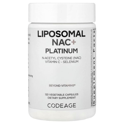 <img alt="Codeage, Liposomal NAC+ Platinum, 120 Vegetable Capsules" title="Codeage, Liposomal NAC+ Platinum, 120 Vegetable Capsules,850068815326"