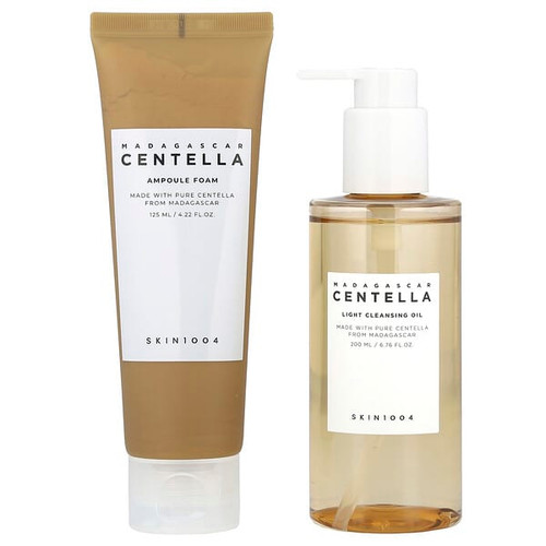 <img alt="SKIN1004, Madagascar Centella, Double Cleansing Duo, 2 Piece Set" title="SKIN1004, Madagascar Centella, Double Cleansing Duo, 2 Piece Set,8809913830641"
