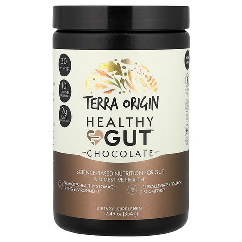 <img alt="Terra Origin, Healthy Gut, Chocolate, 12.49 oz (354 g)" title="Terra Origin, Healthy Gut, Chocolate, 12.49 oz (354 g),857668007663"