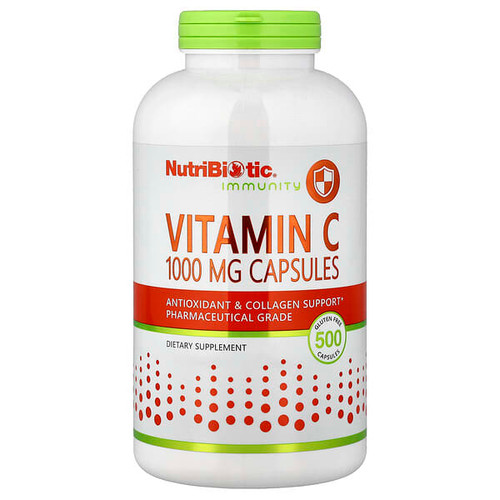 <img alt="NutriBiotic, Immunity, Vitamin C, 1,000 mg, 500 Capsules" title="NutriBiotic, Immunity, Vitamin C, 1,000 mg, 500 Capsules,728177002725"