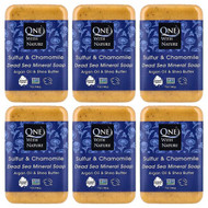 <img alt="One with Nature, Dead Sea Mineral Bar Soap, Sulfur & Chamomile, 6 Count, 7 oz (198 g) Each" title="One with Nature, Dead Sea Mineral Bar Soap, Sulfur & Chamomile, 6 Count, 7 oz (198 g) Each,812281010520"
