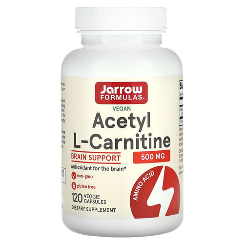 <img alt="Jarrow Formulas, Vegan Acetyl L-Carnitine, 500 mg, 120 Veggie Capsules" title="Jarrow Formulas, Vegan Acetyl L-Carnitine, 500 mg, 120 Veggie Capsules,790011150626"