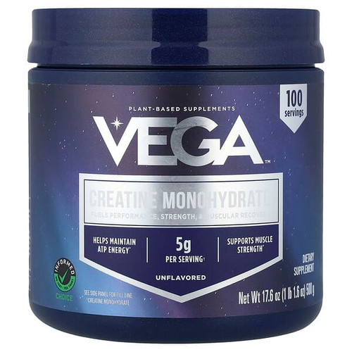 <img alt="Vega, Creatine Monohydrate, Unflavored, 1 lb 1.6 oz (500 g)" title="Vega, Creatine Monohydrate, Unflavored, 1 lb 1.6 oz (500 g),838766001982"