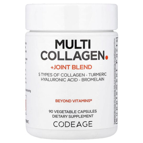 <img alt="Codeage, Multi Collagen + Joint Blend, 90 Vegetable Capsules" title="Codeage, Multi Collagen + Joint Blend, 90 Vegetable Capsules,853919008908"