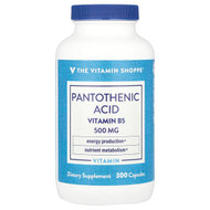 <img alt="The Vitamin Shoppe, Pantothenic Acid, Vitamin B5, 300 Capsules" title="The Vitamin Shoppe, Pantothenic Acid, Vitamin B5, 300 Capsules,766536011551"