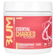 <img alt="Raw Nutrition, Bum Essentials, Essential Charged Pre-Workout, Citrus Grapefruit, 14.33 oz (406.25 g)" title="Raw Nutrition, Bum Essentials, Essential Charged Pre-Workout, Citrus Grapefruit, 14.33 oz (406.25 g),850057175516"