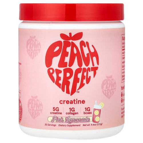 <img alt="Peach Perfect, Creatine, Pink Lemonade, 9.6 oz (272 g)" title="Peach Perfect, Creatine, Pink Lemonade, 9.6 oz (272 g),864066000493"