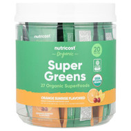 <img alt="Nutricost, Organic Super Greens, Orange Sunrise, 20 Stick Packs, 0.4 oz (11 g) Each" title="Nutricost, Organic Super Greens, Orange Sunrise, 20 Stick Packs, 0.4 oz (11 g) Each,810139570776"