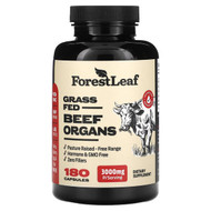 <img alt="Forest Leaf, Grass Fed Beef Organs, 180 Capsules" title="Forest Leaf, Grass Fed Beef Organs, 180 Capsules,197644031689"